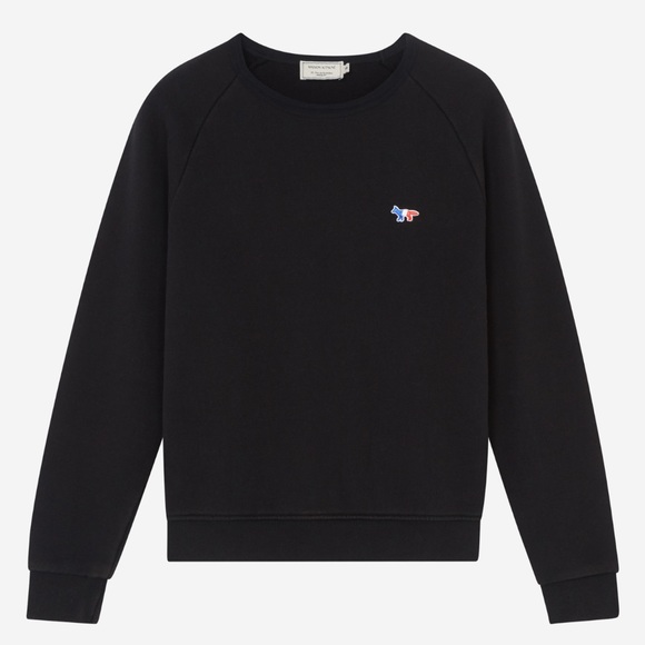 Sweatshirt tricolor fox patch new arrivals